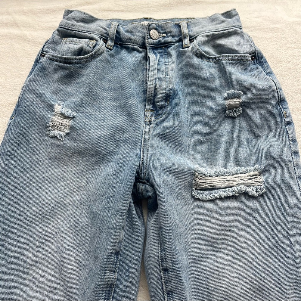 Pacsun High Rise Straight Ripped Jeans - Picture 9 of 15